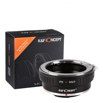 K&F Concept レンズマウントアダプター KF-PKM43 (ペンタックスKマウントレンズ → マイクロフォーサーズマウント変換)