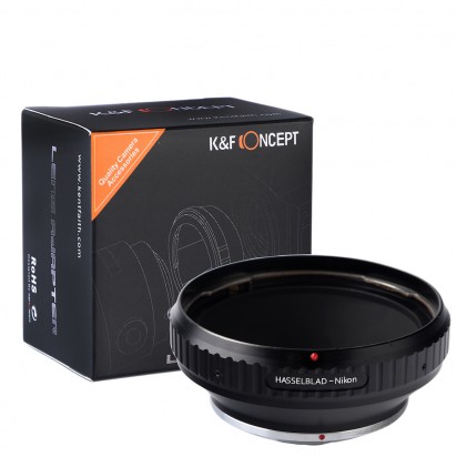 K&F Concept レンズマウントアダプター KF-HBF (ハッセルブラッドVマウントレンズ → ニコンFマウント変換)
