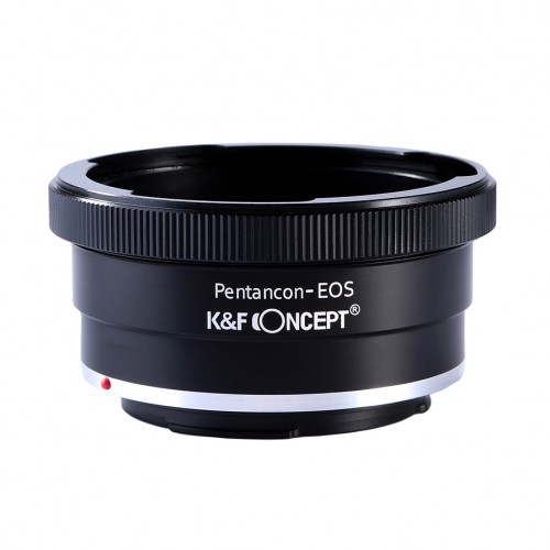 K&F Concept レンズマウントアダプター KF-P6K60EF (ペンタコンシックス│キエフ60マウントレンズ → キャノンEFマウント変換)