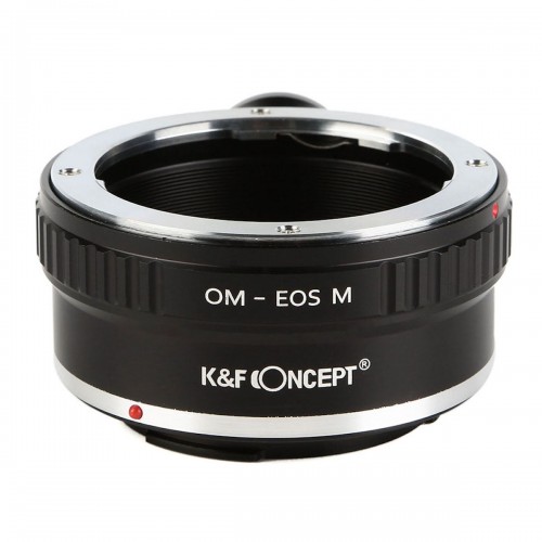 K&F Concept レンズマウントアダプター KF-OMEM-T (オリンパスOMマウントレンズ → キャノンEF-Mマウント変換)三脚座付き