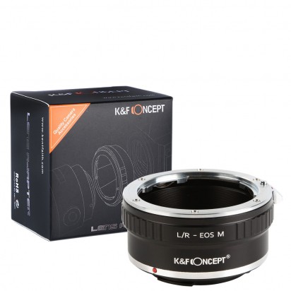 K&F Concept レンズマウントアダプター KF-LREM (ライカRマウントレンズ → キャノンEF-Mマウント変換)