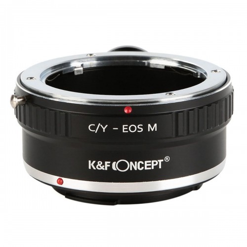 K&F Concept レンズマウントアダプター KF-CYEM-T (ヤシカ・コンタックスマウントレンズ → キャノンEF-Mマウント変換)三脚座付き