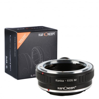 K&F Concept レンズマウントアダプター KF-AREM-T (コニカARマウントレンズ → キャノンEF-Mマウント変換)三脚座付き