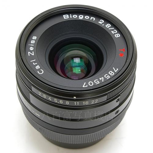 中古 コンタックス Biogon T* 28mm F2.8 ブラック Gシリーズ用 CONTAX 【中古レンズ】 10096