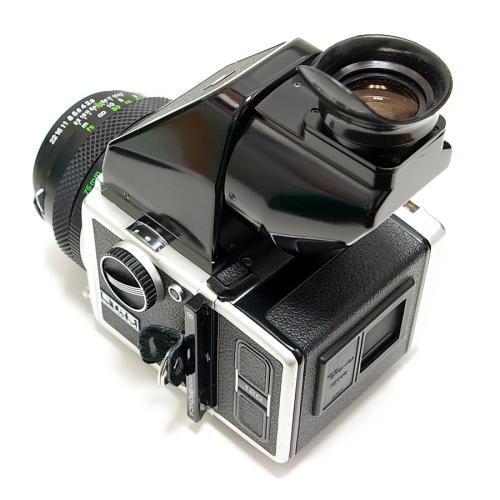 中古 ブロニカ ETR-S シルバー 75mm F2.8 ロータリーファインダー