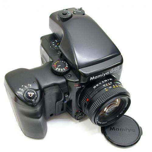 中古 マミヤ 645 PRO-TL 80mmF2.8 AEプリズムファインダー セット Mamiya 【中古カメラ】 04038