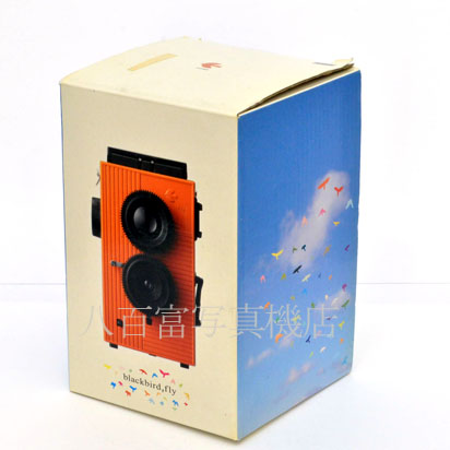 【中古】 ブラックバードフライ 二眼レフカメラ オレンジ LA blackubird,fly 中古フイルムカメラ 47533