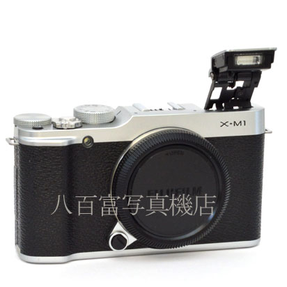 【中古】フジ X-M1 ボディ シルバー FUJIFILM 中古デジタルカメラ 47585