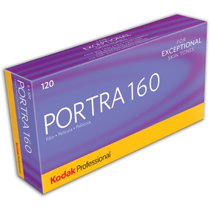 コダック PORTRA 160 120 12枚撮り [5本パック] Kodak ポートラ