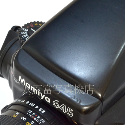 【中古】マミヤ 645 PRO 80mm AEプリズムファインダー AEPE-120 セット Mamiya 中古フイルムカメラ 40829