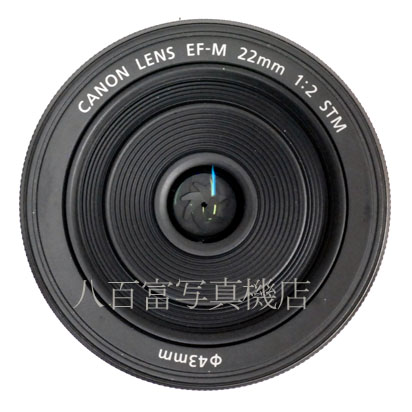 【中古】 キヤノン EF-M 22mm F2 STM ブラック Canon 中古交換レンズ 37864