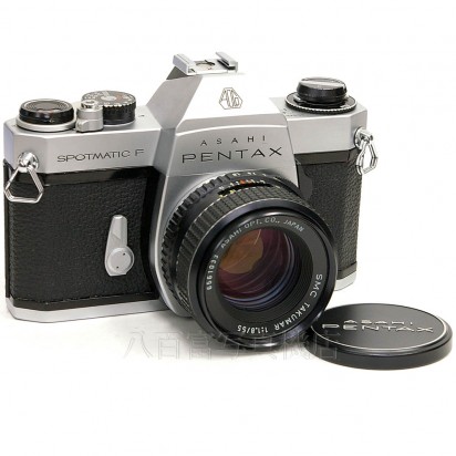 【中古】  アサヒペンタックス SPF シルバー 55mm F1.8 セット PENTAX 中古カメラ 18254
