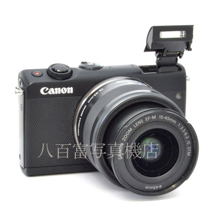 【中古】 キヤノン EOS M100 EF-M 15-45mm F3.5-6.3 IS STM セット ブラック Canon 中古デジタルカメラ 47649