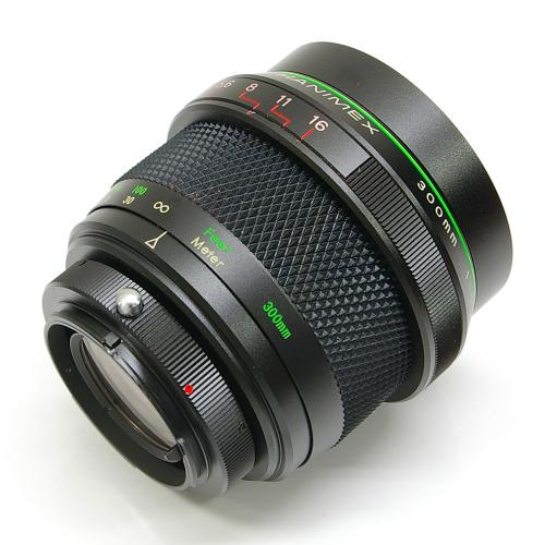 中古 ハニメックス MIRROR 300mm F5.6 オリンパスOM用 HANIMEX 【中古レンズ】 04071