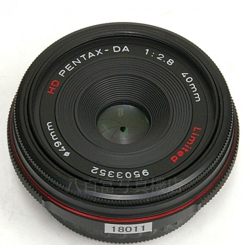 【中古】 HD PENTAX-DA 40mmF2.8 Limited ブラック　ペンタックス 中古レンズ 18011