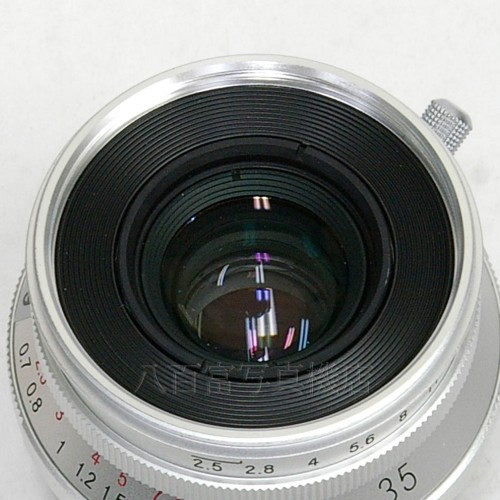 フォクトレンダー COLOR SKOPAR 35mm F2.5C シルバー ライカLマウント Voigtländer　カラースコパー 中古レンズ 20369