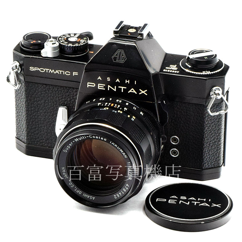 【中古】 アサヒペンタックス SPF ブラック 50mm F1.4 セット PENTAX 中古フイルムカメラ 51838