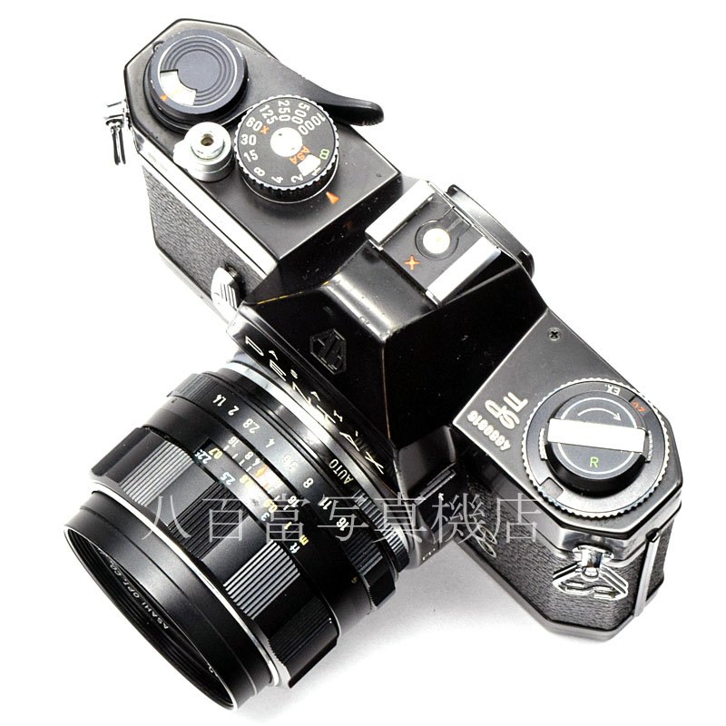 【中古】 アサヒペンタックス SPF ブラック 50mm F1.4 セット PENTAX 中古フイルムカメラ 51838