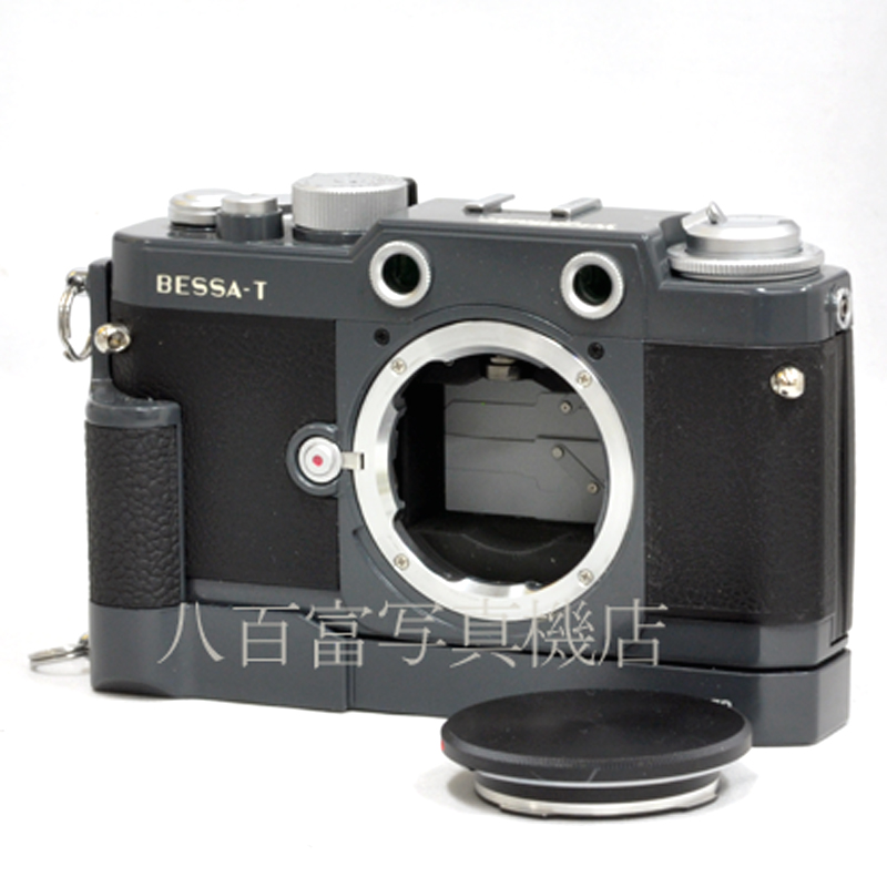 【中古】 フォクトレンダー BESSA-T (ベッサ T) グレー トリガーワインダーセット ヘリアー101年記念 Voigtlander 中古フイルムカメラ 50165