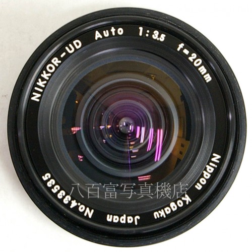 【中古】 ニコン Ai Auto Nikkor 20mm F3.5 Nikon / ニッコール 日本光学 中古レンズ 26856
