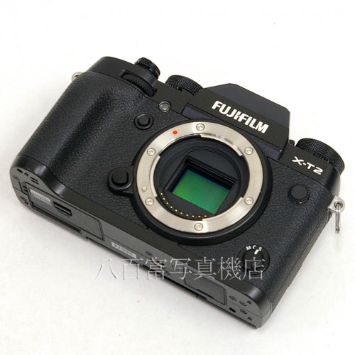 【中古】 フジフイルムX-T2 ボディ ブラック FUJIFILM 中古カメラ 26674-上面