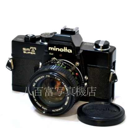 【中古】 ミノルタ SRT SUPER ブラック 50mm F1.4 セット minolta 中古フイルムカメラ 42788|カメラのことなら八百富写真機店