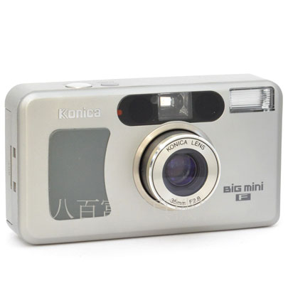 【中古】 コニカ ビッグミニ F シルバー KONICA BiGmini F 中古フイルムカメラ 47713