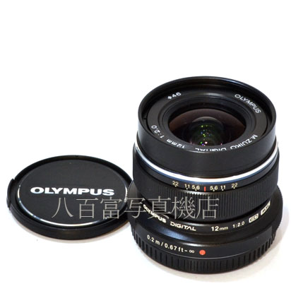 【中古】 オリンパス M.ZUIKO DIGITAL ED 12mm F2.0 ブラック OLYMPUS 中古交換レンズ 43380