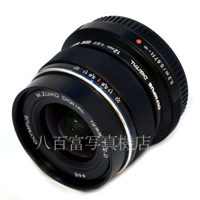 【中古】 オリンパス M.ZUIKO DIGITAL ED 12mm F2.0 ブラック OLYMPUS 中古交換レンズ 43380