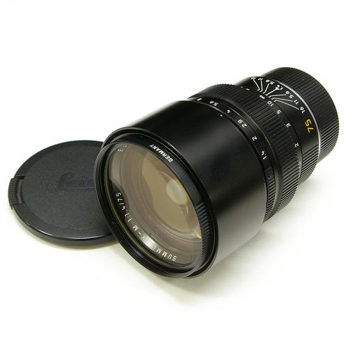 中古 ライカ SUMMILUX M 75mm F1.4 LEICA 【中古レンズ】 04275