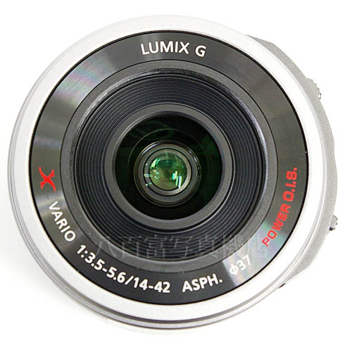 中古 パナソニック LUMIX G X VARIO PZ 14-42mm F3.5-5.6 ASPH. POWER O.I.S. シルバー Pananonic 【中古レンズ】 16219