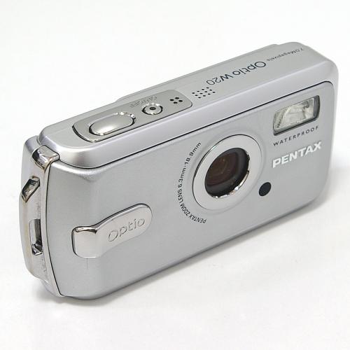 中古 ペンタックス Optio W20 シルバー PENTAX