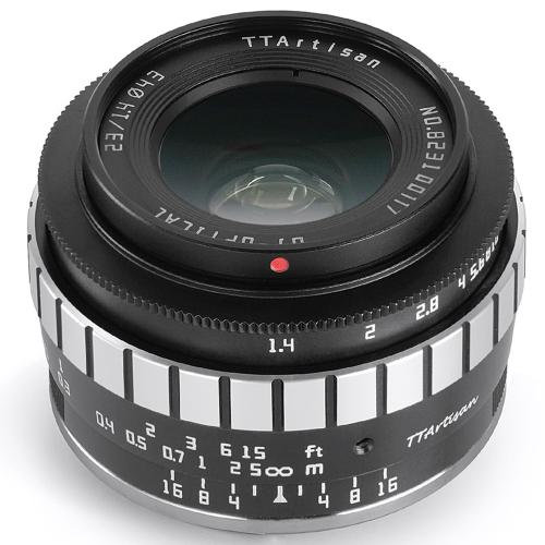 銘匠光学 TTArtisan 23mm f1.4 C ブラック×シルバー 〔ソニーE用