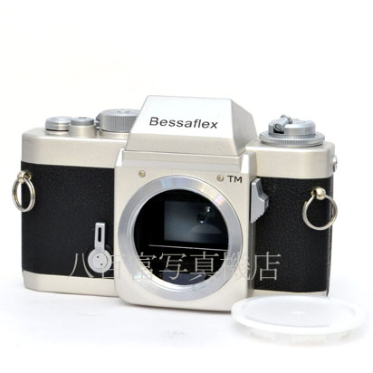 【中古】 フォクトレンダー BESSAFLEX TM シルバー ボディ Voigtländer ベッサフレックス 中古フイルムカメラ 40393