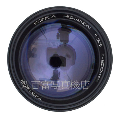 【中古】 コニカ HEXANON AR 200mm F3.5 EE ブラック KONICA/ヘキサノン 中古交換レンズ 47760