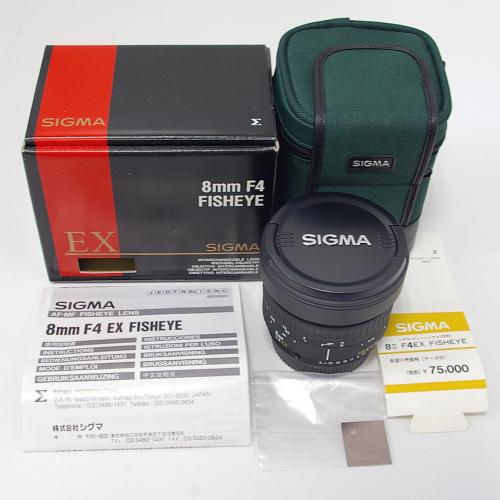 中古 シグマ 8mm F4 EX CIRCULAR FISHEYE ペンタックスAF用 SIGMA