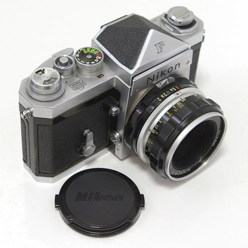 中古 ニコン F アイレベル シルバー 50mm F2 セット Nikon