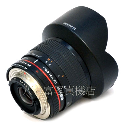 【中古】 ロキノン 14mm F2.8 AS IF ED UMC ニコン用/AE機能付 Rokinon 中古交換レンズ 38311