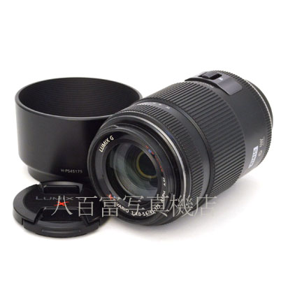 【中古】 パナソニック LUMIX G X VARIO PZ 45-175mm F4-5.6 ブラック マイクロフォーサーズ用 Panasonic 中古交換レンズ 47415