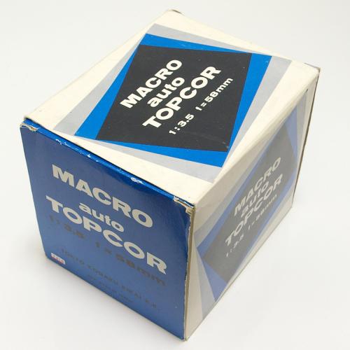 中古 トプコン RE MACRO TOPCOR 58mm F3.5 等倍リングセット TOPCON 【中古レンズ】