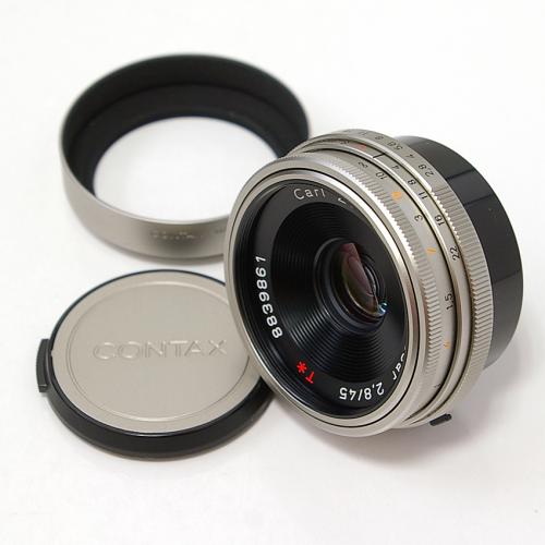 中古 ツァイス Tessar 100 Jahre T* 45mm F2.8 MM コンタックス