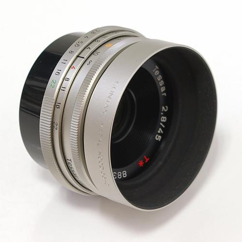 中古 ツァイス Tessar 100 Jahre T* 45mm F2.8 MM コンタックス