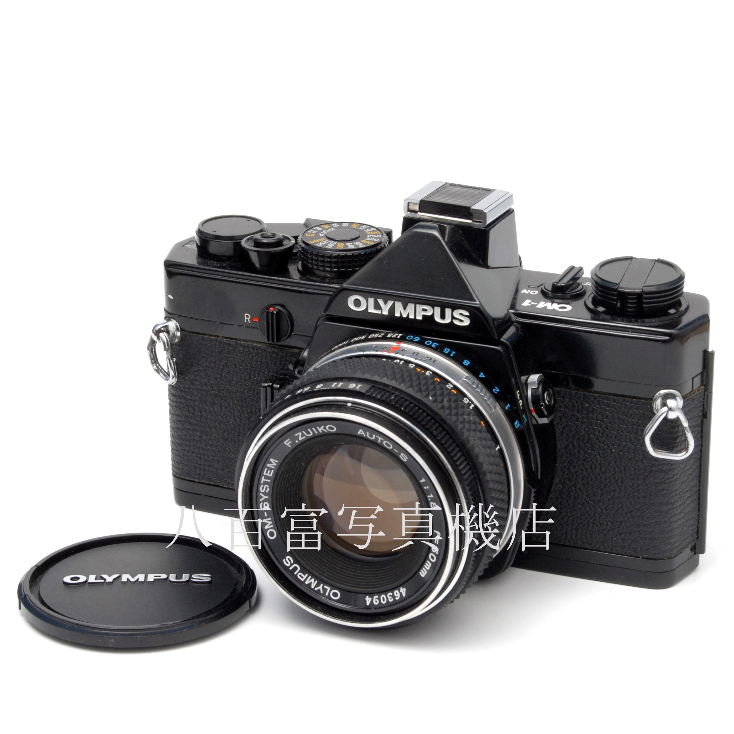 【中古】 オリンパス OM-1 MD ブラック 50mm F1.8 セット OLYMPUS 中古フイルムカメラ 63773