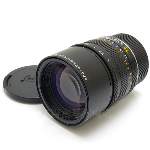 中古 ライカ APO SUMMICRON M 75mm F2 ASPH. 6bit ブラック Leica 【中古レンズ】 10720