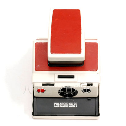 【中古】 ポラロイド SX-70 LAND CAMERA MODEL 2 ホワイト/レッド  Polaroid 中古インスタントカメラ 43487