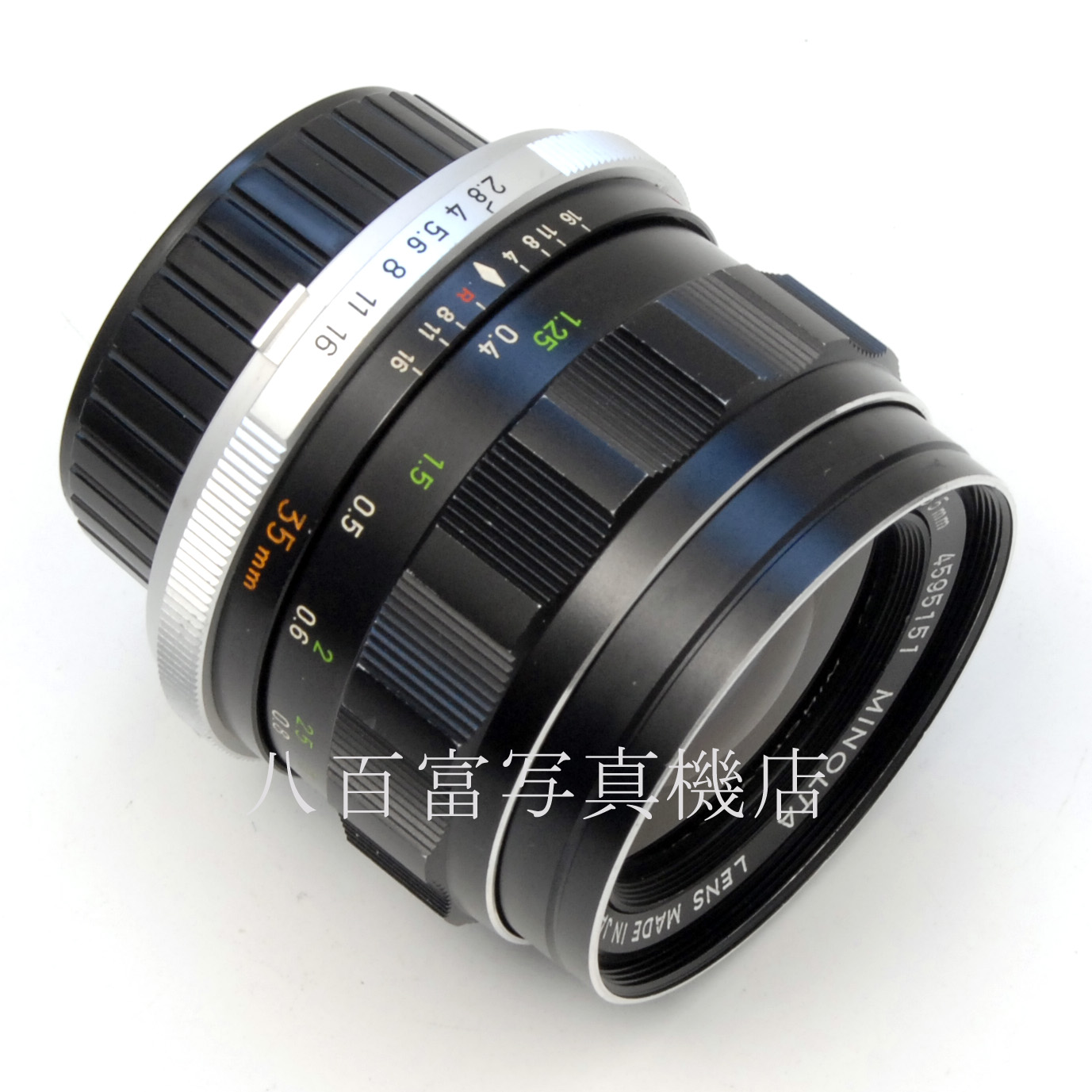 【中古】 ミノルタ MC ロッコール 35mm F2.8 （前期）金属ロット MINOLTA 中古交換レンズ 66352
