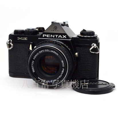 【中古】 ペンタックス ME ブラック M50mm F1.7 レンズセット PENTAX 中古フイルムカメラ  47893