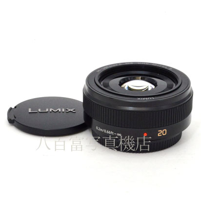 【中古】 パナソニック LUMIX G 20mm F1.7 II ASPH ブラック Panasonic 中古交換レンズ 47414
