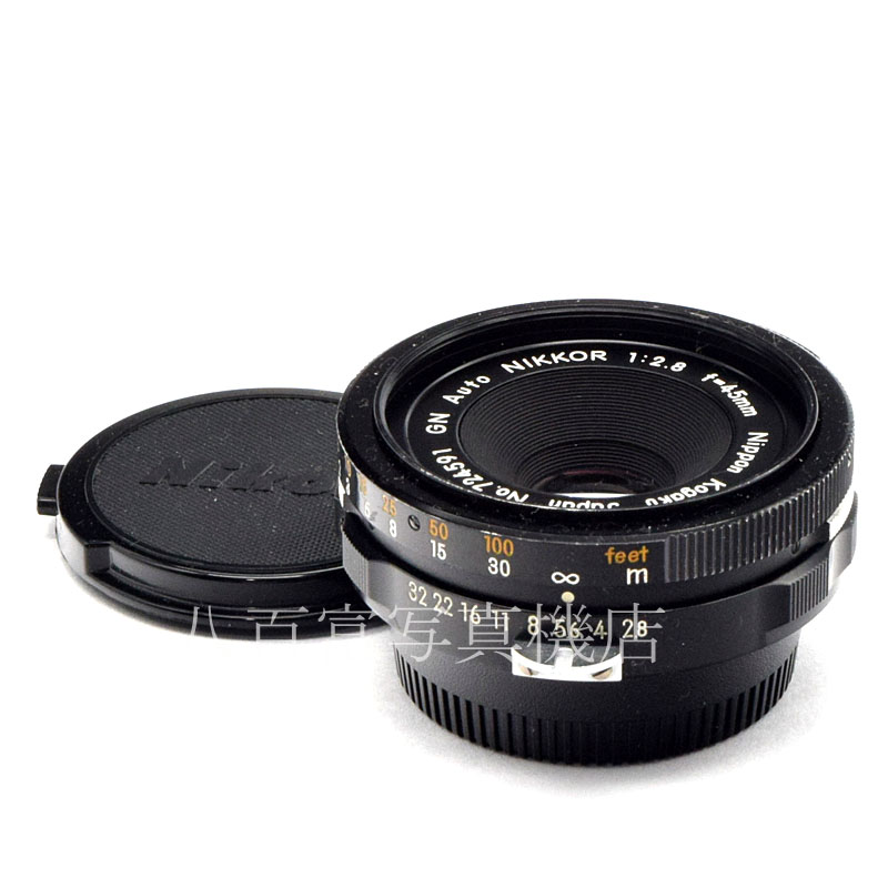 【中古】 GN Auto Nikkor 45mm F2.8 日本光学 9枚絞り型 Nikon オートニッコール 中古交換レンズ 51873