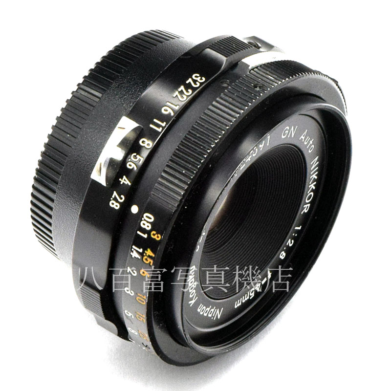 中古】 GN Auto Nikkor 45mm F2.8 日本光学 9枚絞り型 Nikon オート